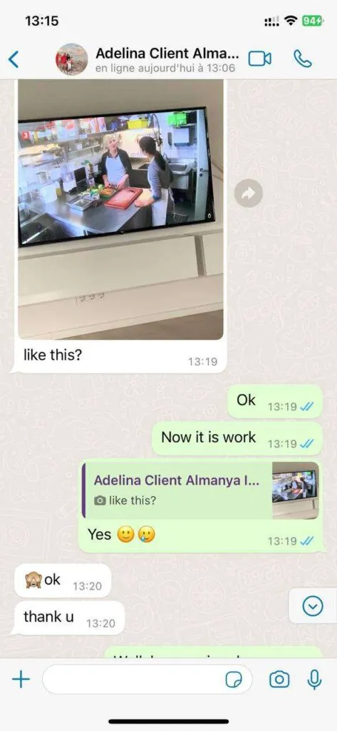 IPTV support chat experience